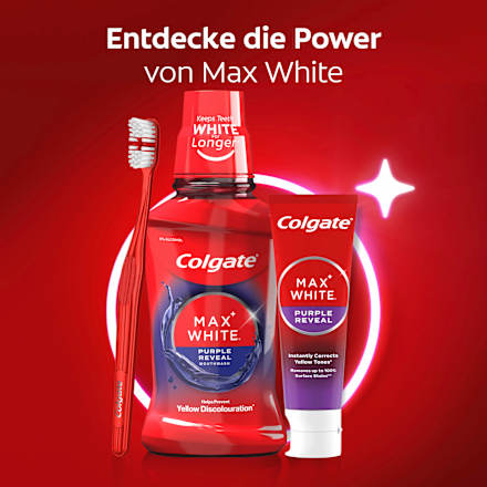 Mundspülung Max White Purple Reveal Colgate