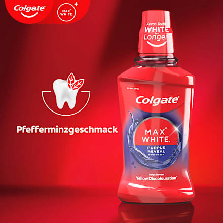Mundspülung Max White Purple Reveal Colgate