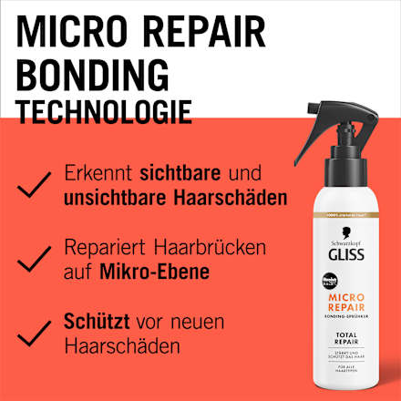 Sprühkur Micro Repair Schwarzkopf GLISS