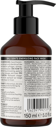 Waschgel Energizing BALI GENTS