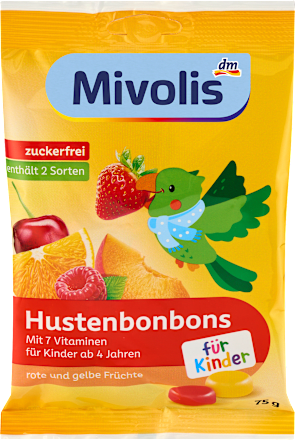 Fruchtige Hustenbonbons Mivolis