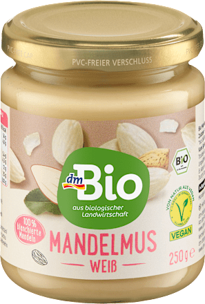 Biela mandľová pasta dmBio