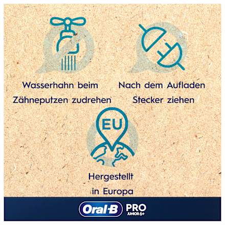 Elektrische Zahnbürste Pro Junior 6+ Oral-B