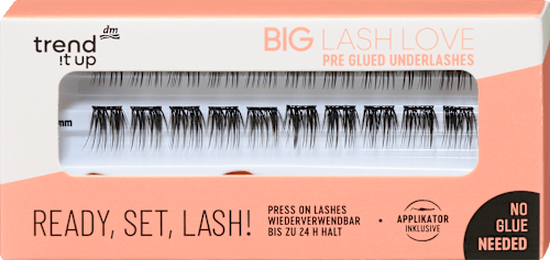 Umetne trepalnice BIG LASH LOVE, črne trend !t up