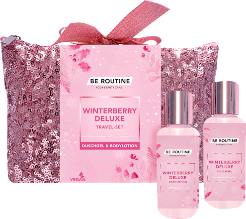 Geschenkset Winterberry Deluxe Travel-Set BE ROUTINE
