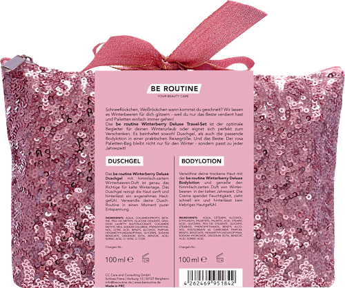 Geschenkset Winterberry Deluxe Travel-Set BE ROUTINE