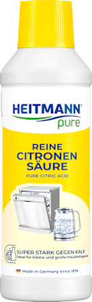 Течна лимонена киселина против варовик HEITMANN pure