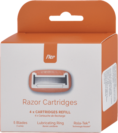 Náhradné holiace hlavice Razor Cartridges  fler
