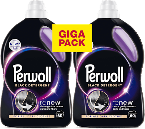 Tekući deterdžent za tamno rublje renew Black, duopack, 120 pranja Perwoll
