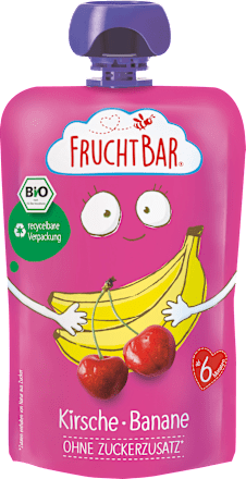 Quetschie Kirsche & Banane ab 6 Monaten FruchtBar