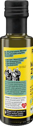 Olivenöl "Mammas Zitrone" mit frischen Amalfi Zitronen PPURA