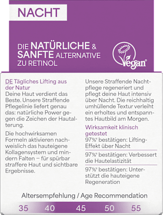 Nachtcreme straffend lavera NATURKOSMETIK