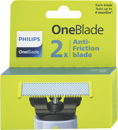 Náhradné holiace hlavice OneBlade Anti-Friction blade PHILIPS OneBlade