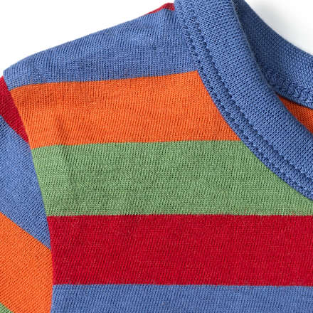 Langarmshirt mit Ringel-Muster, bunt, Gr. 92 ALANA