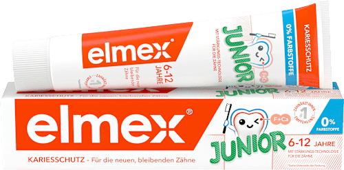 Zahnpasta Kinder Junior, 6-12 Jahren elmex