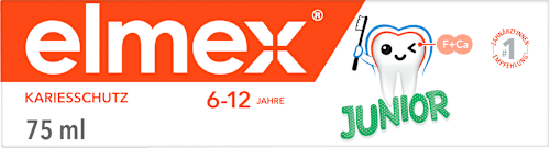 Zahnpasta Kinder Junior, 6-12 Jahren elmex