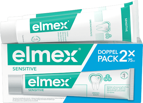 Zahnpasta Sensitive Doppelpack (2 x 75 ml) elmex