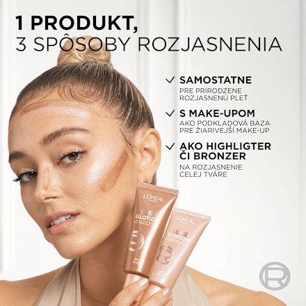 Tekutý rozjasňovač Lumi Glotion - 904 Deep Glow L'ORÉAL PARiS