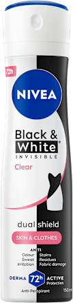 Дезодорант Black&White Invisible Clear NIVEA