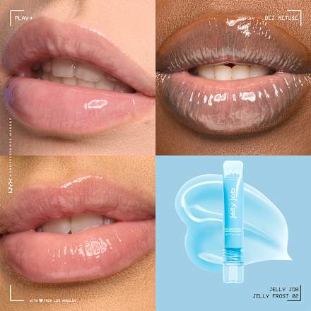 Lesk na pery Jelly Job - 02 Jelly Frost NYX PROFESSIONAL MAKEUP