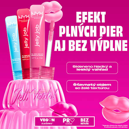 Lesk na pery Jelly Job - 02 Jelly Frost NYX PROFESSIONAL MAKEUP