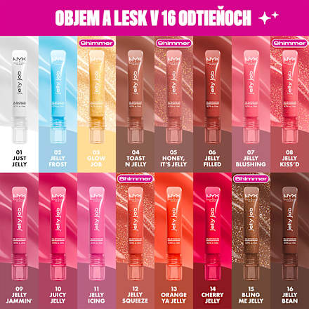 Lesk na pery Jelly Job - 05 Honey Its Jelly NYX PROFESSIONAL MAKEUP