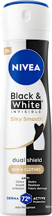 Деоспрей Black&White Invisible Silky Smooth NIVEA