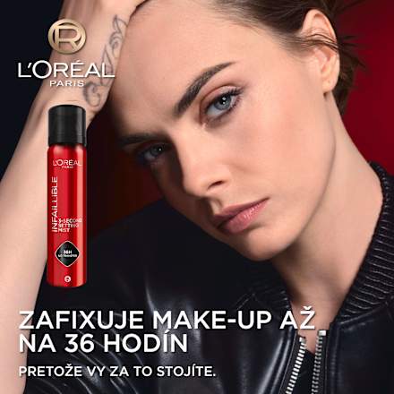 Fixačný sprej Infallible 3 Second Setting Mist L'ORÉAL PARiS
