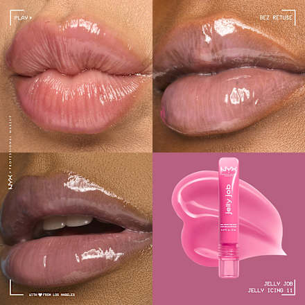 Lesk na pery Jelly Job - 11 Jelly Icing NYX PROFESSIONAL MAKEUP