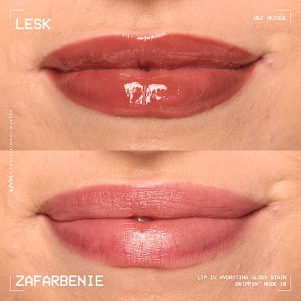 Lesk na pery LIP I.V. Stain - 18 Drippin' Nude NYX PROFESSIONAL MAKEUP