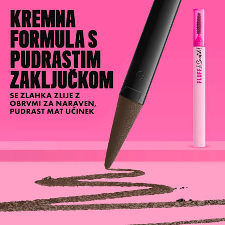 Pudrasti svinčnik za obrvi FLUFF & Snatch!, 07 Espresso NYX PROFESSIONAL MAKEUP