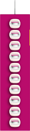 Náhradné holiace hlavice Pro ComfortGlide Sugarberry Gillette Venus