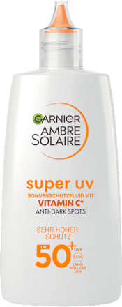 Sonnenfluid Gesicht super UV mit Vitamin C, LSF 50+ Garnier Ambre Solaire
