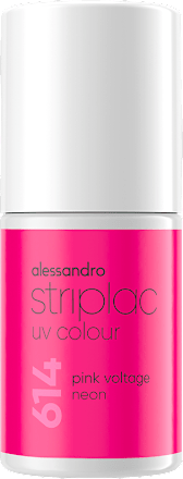 UV gélový lak Striplac 614 PINK VOLTAGE NEON alessandro