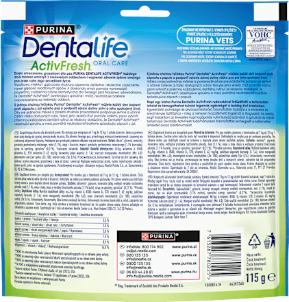 Dentalife Activfresh Small pamlsky pro psy PURINA Dentalife