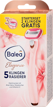 Rasierer 5-Klingen Elegance Vorteilspack Balea