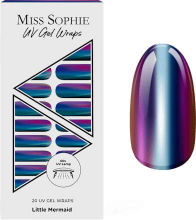 Nálepky na nechty UV Gel Wraps Little Mermaid MISS SOPHIE