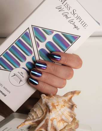 Nálepky na nechty UV Gel Wraps Little Mermaid MISS SOPHIE