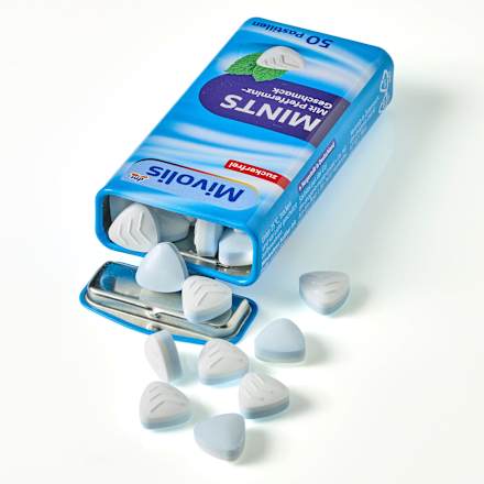 Pastillen, Mints Pfefferminze Mivolis