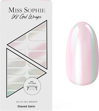 Nálepky na nechty UV Gel Wraps Glazed Satin MISS SOPHIE