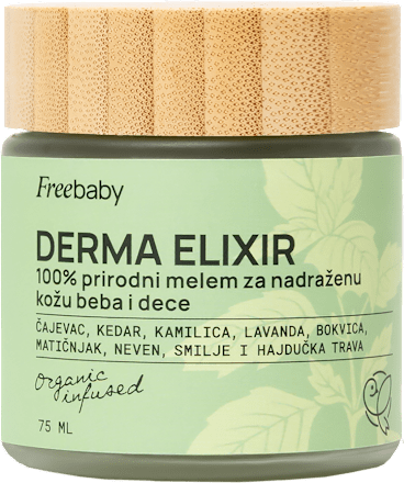 DERMA ELIXIR - 100% prirodni melem za nadraženu kožu beba i dece Free BABY