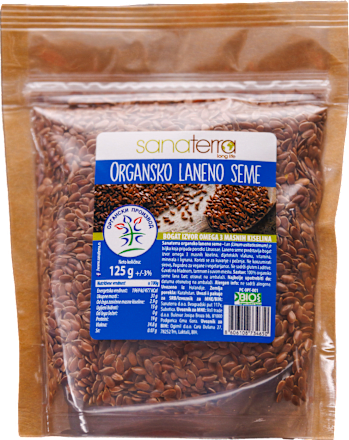 ORGANSKO LANENO SEME sanaterra