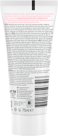 whole body deodorant krém Malina & Růže Dove