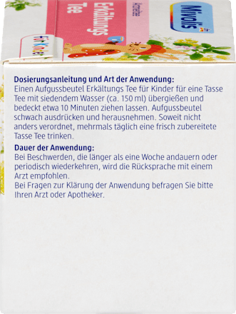 Arzneitee, Erkältungs Tee für Kinder (12 Beutel) Mivolis