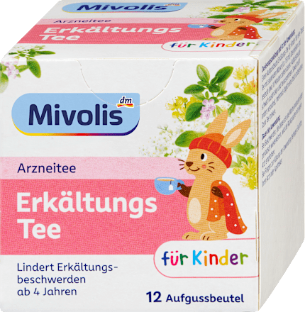Arzneitee, Erkältungs Tee für Kinder (12 Beutel) Mivolis