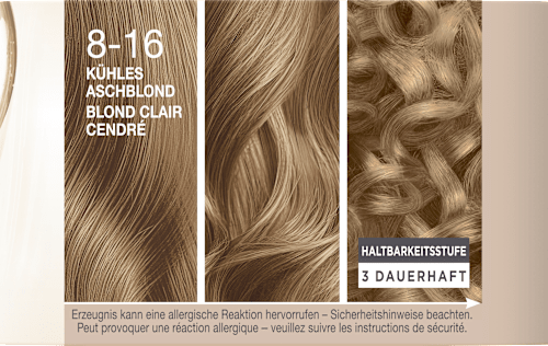 Dauerhafte Coloration Creme Supreme - Nr. 8-16 Kühles Aschblond Schwarzkopf CREME SUPREME