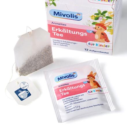 Arzneitee, Erkältungs Tee für Kinder (12 Beutel) Mivolis