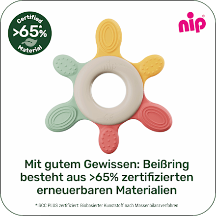 Beißring Play Green türkis Nip