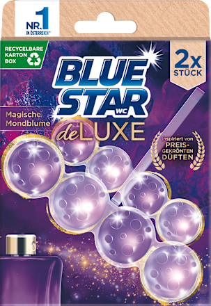 WC-Stein Deluxe Magische Mondblume BLUE STAR