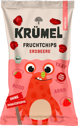 Kindersnack Fruchtchips Erdbeere ab 3 Jahren KRÜMEL